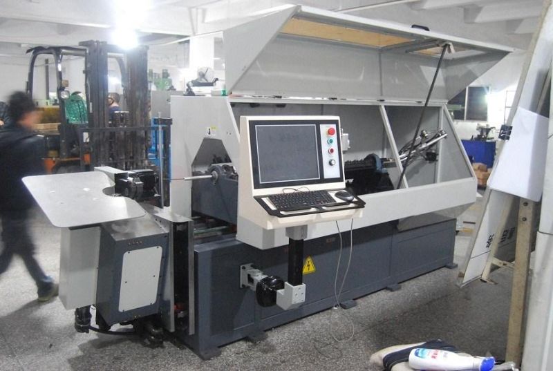 7 Axis Automatic 3D CNC Wire Angle Bending Machine with Cutting