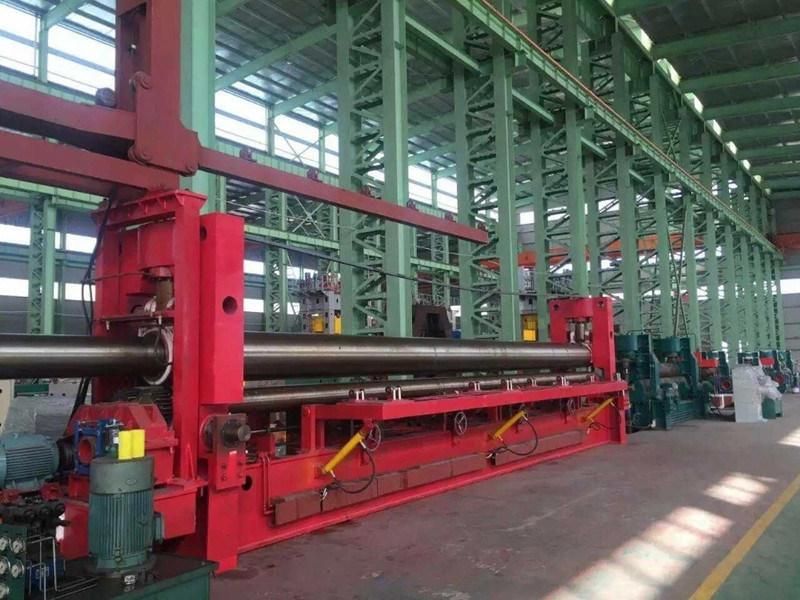 Mechanical Semi-Automatic Three Roller Steel Metal Plate Rolling Bending Machine