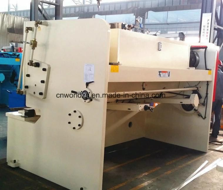 Nc Shear with Hydraulic Power for 8mm Sheet Metal Cutting