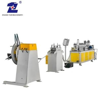 Bend Hoops in Steel Round Bar V Clips Hoop Clamp Channel Roll Forming Machine