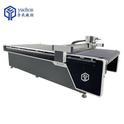 Yuchen CNC PVC Soft Crystal Plate Soft Glass Table Cloth Cutting Machine