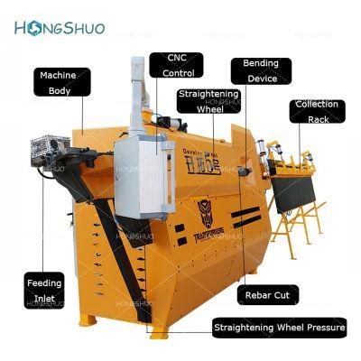 Deformed Reinforced Steel Bender/ Rebar Hoop Bending Machine 12mm Factory Direct Sale