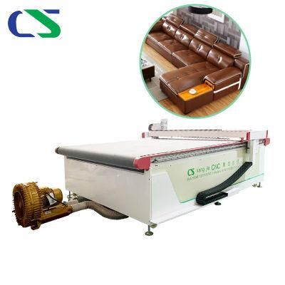 Plastic Film Foam Board Rubber Pneumatic Oscillating Knife Cutting Machine