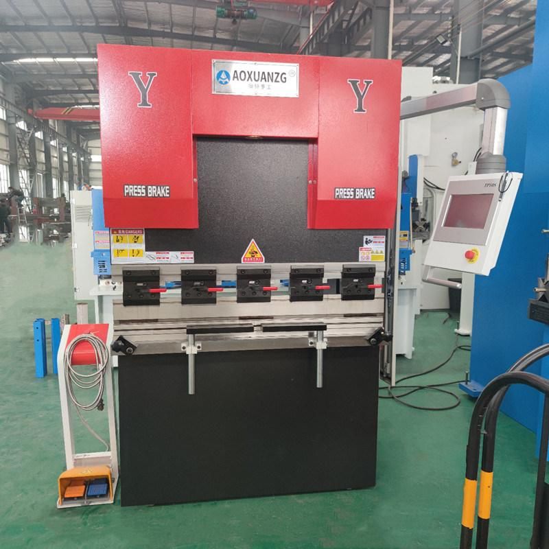 High Accuracy Pipe Metal Bending 40t/1600 Small CNC Hydraulic Press Brake with Tp10s Controller
