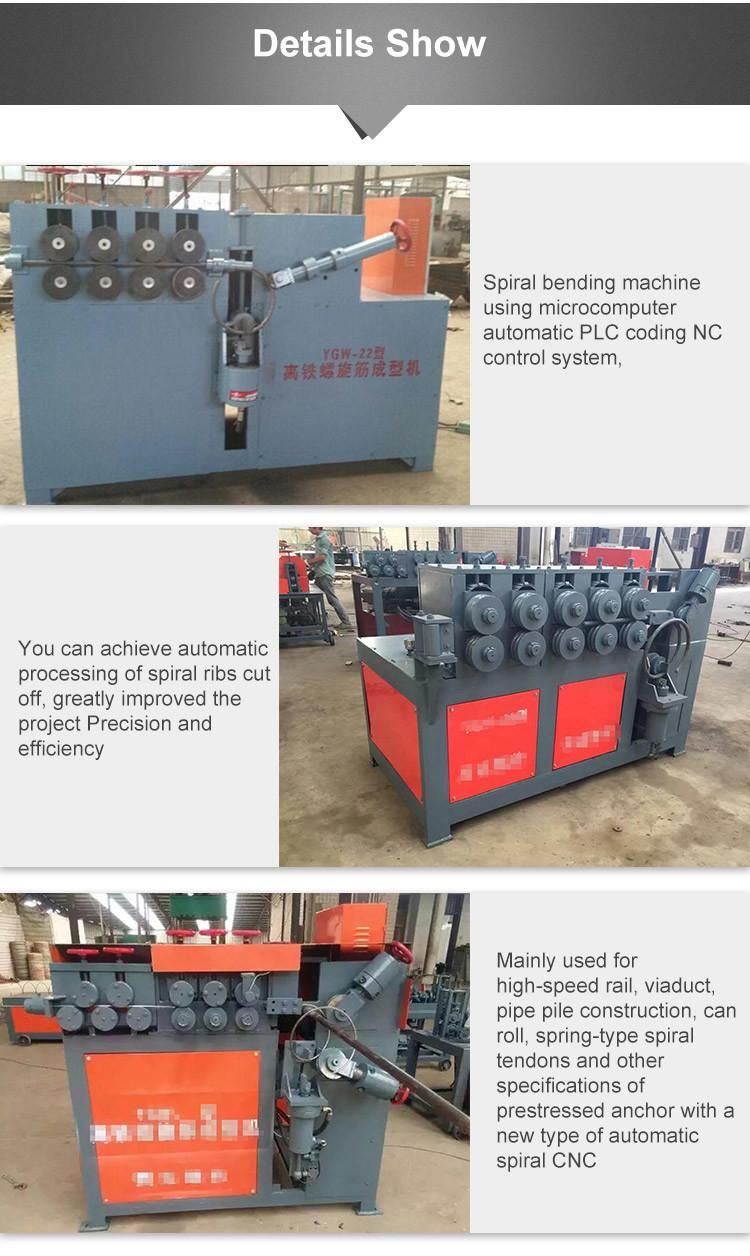 Construction Steel Bar Bender Spirals-Hoops Bar Bending Machines