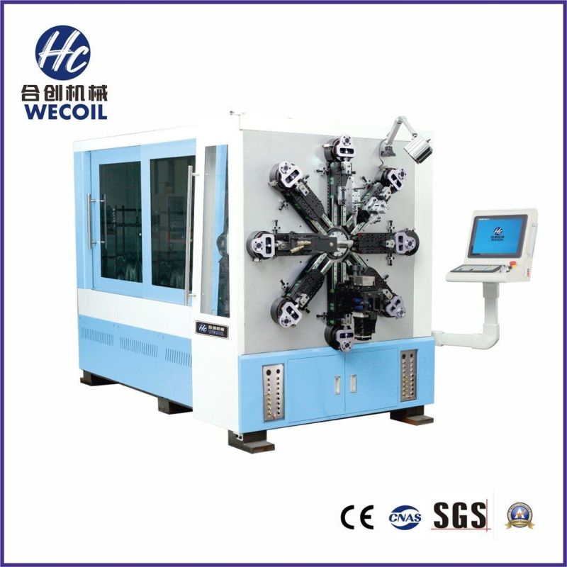 1.2-4.5mm 12-16 axis camless spring forming machine