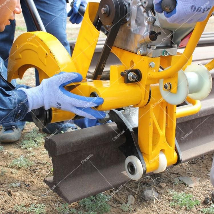 Portable Abrasive Rail Saw Portable Internal Combustion Rail Cutting