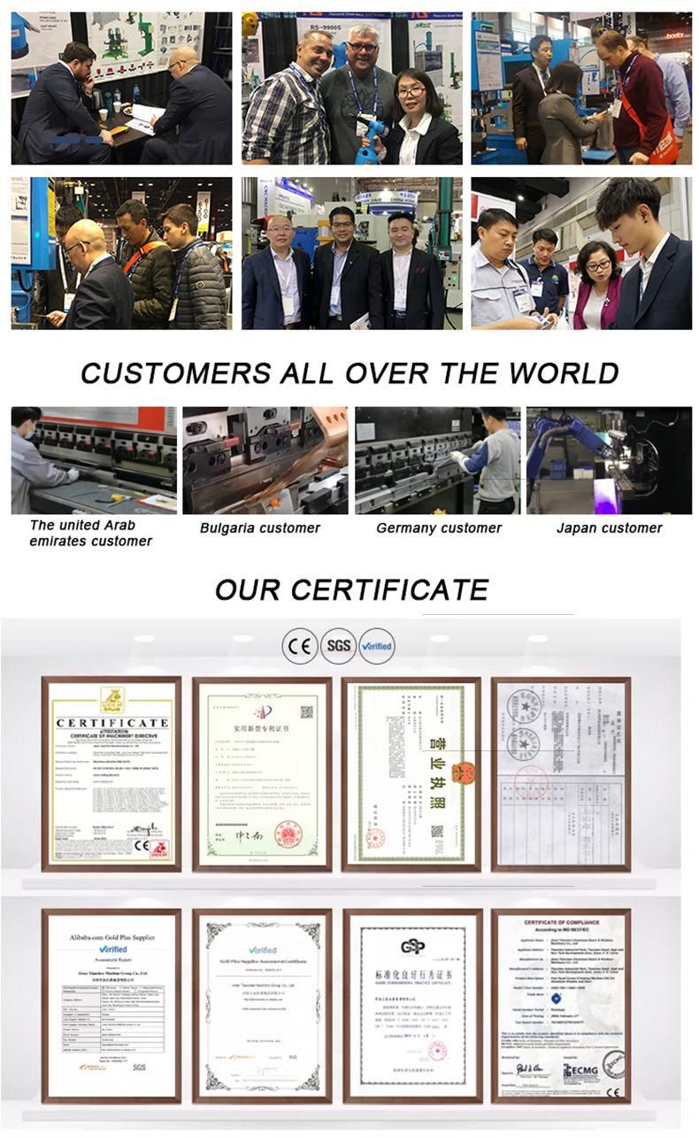 Stable Performance Angle Programming Mode Down Drive Bending Machine