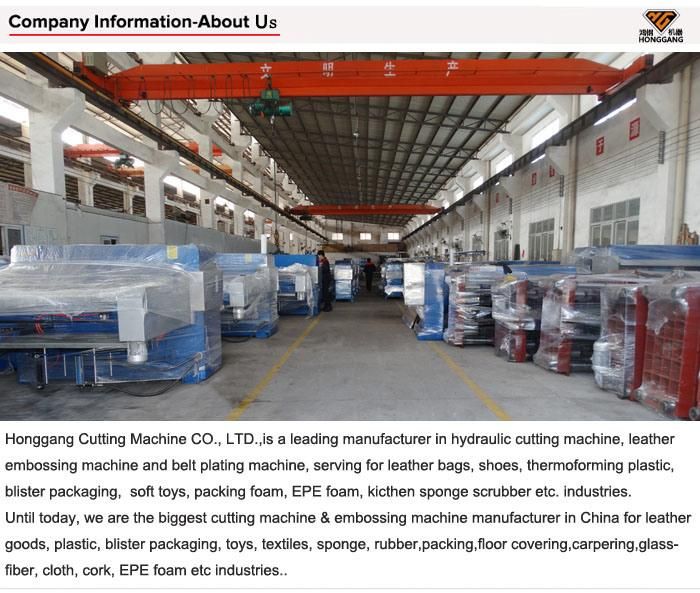 China Supplier Hydraulic Plastic Cylinder Packaging Press Cutting Machine (HG-B60T)