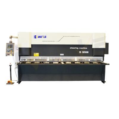 QC11K-8*3200 Shearing Machine Nc Carbon Steel Plate Guillotine Cutter Machine