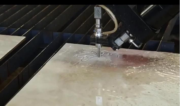 Automatic 1 Year Warranty Wide Adjustable Range Waterjet Cutting Machine