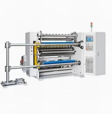 Rotary Die Cutter Automatic Feeding Vertical High Speed Non Woven Fabric Rewinding Slitting Machine