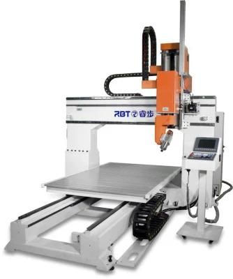 Composite Materials PC/ABS/PE/Acrylic/Carbon Fiber/ Wood/ Glass Steel Five Axis CNC Edge Cutting and Hole Drilling Machine