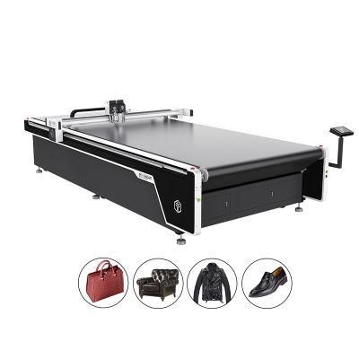 Cutting Machine Manufacturer Cut Artificial Leather Carpet Fur Through Vibration