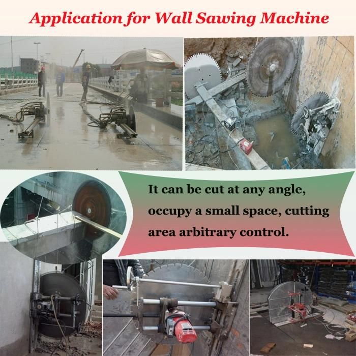 Electric Hydraulic Wall Saw Machine Groove Wall Concrete Cutting Saw Machine