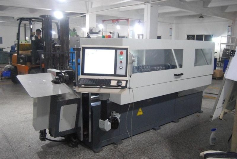 7 Axis Automatic 3D CNC Wire Angle Bending Machine with Cutting