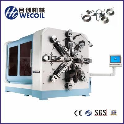 HCT-1280WZ CNC 3-8mm Agricultural Extension Spring Forming Machine with Wire Rotation