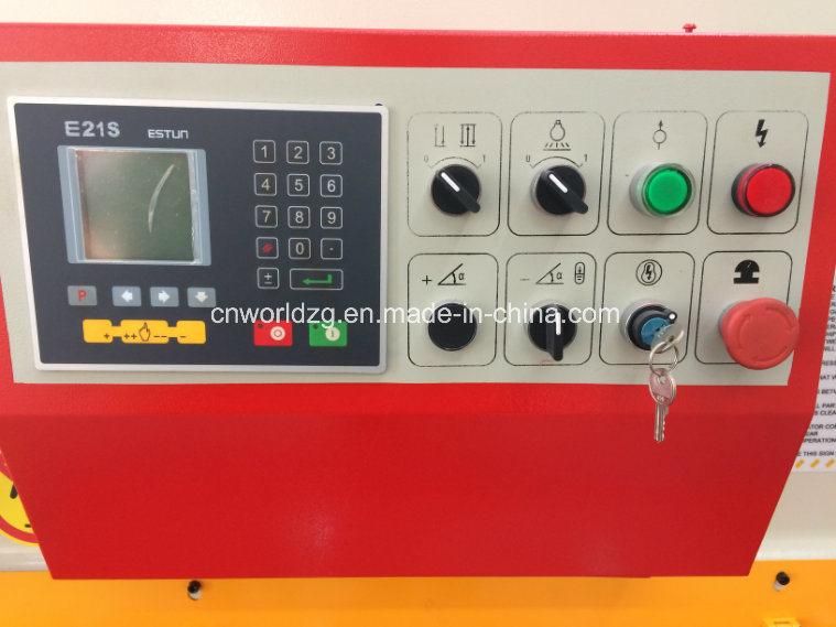 CE Marked Hydraulic Metal Cutting Shear with Nc System