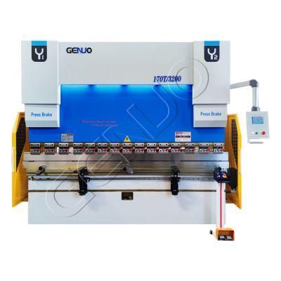 CNC Press Brake with Da-58t Delem 2D Controller