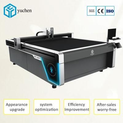 High Precision PVC Plastic Soft Glass Tablecloth Cutting Machine of Yuchen