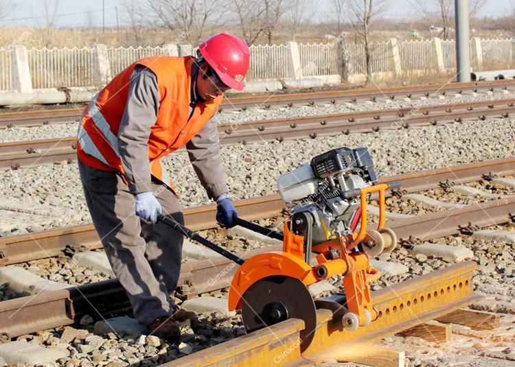 Internal Combustion Abrasive Rail Cutter Railway Saws Cutting