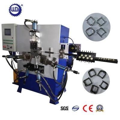 Automatic Hydraulic Square Cord Strapping Wire Buckle Making Machine From China