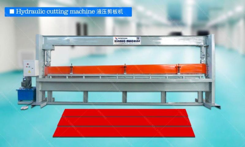 Xinnuo High Quality 4 Meters Hydraulic Guillotine Shearing Cutting Machine Plate Colored Steel Sheet Shearing Machinery