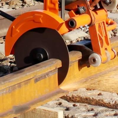 Portable Handheld Gasoline Internal Combustion Petrol Engine Railway Cutter Track Steel Metal Circular Rail Cutting Machine