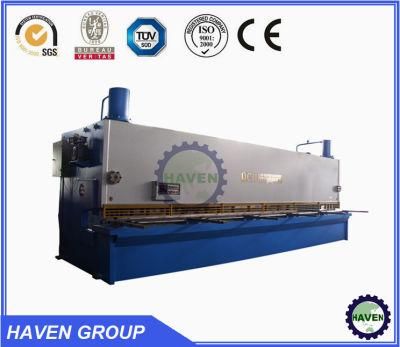 QC12Y-6X4000 CE approved hydraulic shearing machine for sale, automatic CNC hydraulic guillotine shearing machine