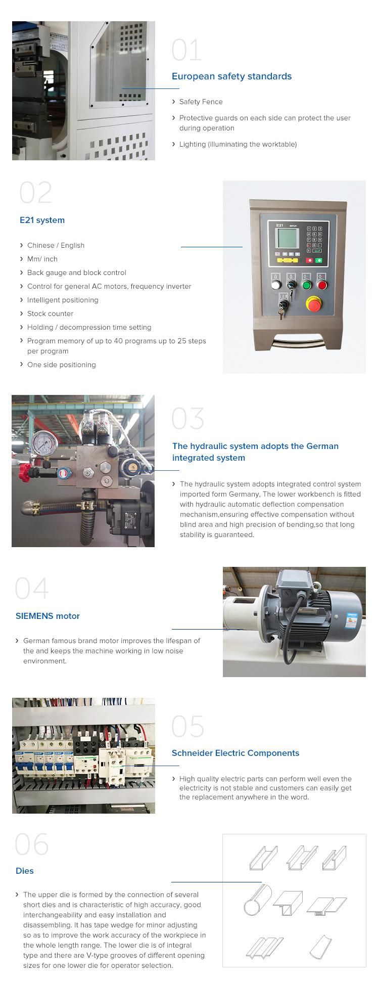 Nc Bending Machine with Schneider Electric Components