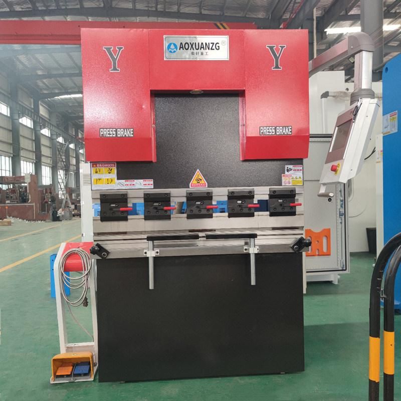 30t Hydraulic Metal Plate Bender Automatic / Auto CNC Bending Sheet / Steel Press Brake Machine