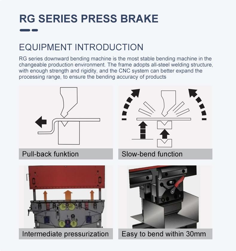 One Touch Style Punch Holder 2 Axis Hydraulic Bending Machine