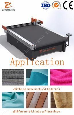 Zhuoxing Digital Dress Blouses Pants Cutting Machine for Fabric Leather Canvas