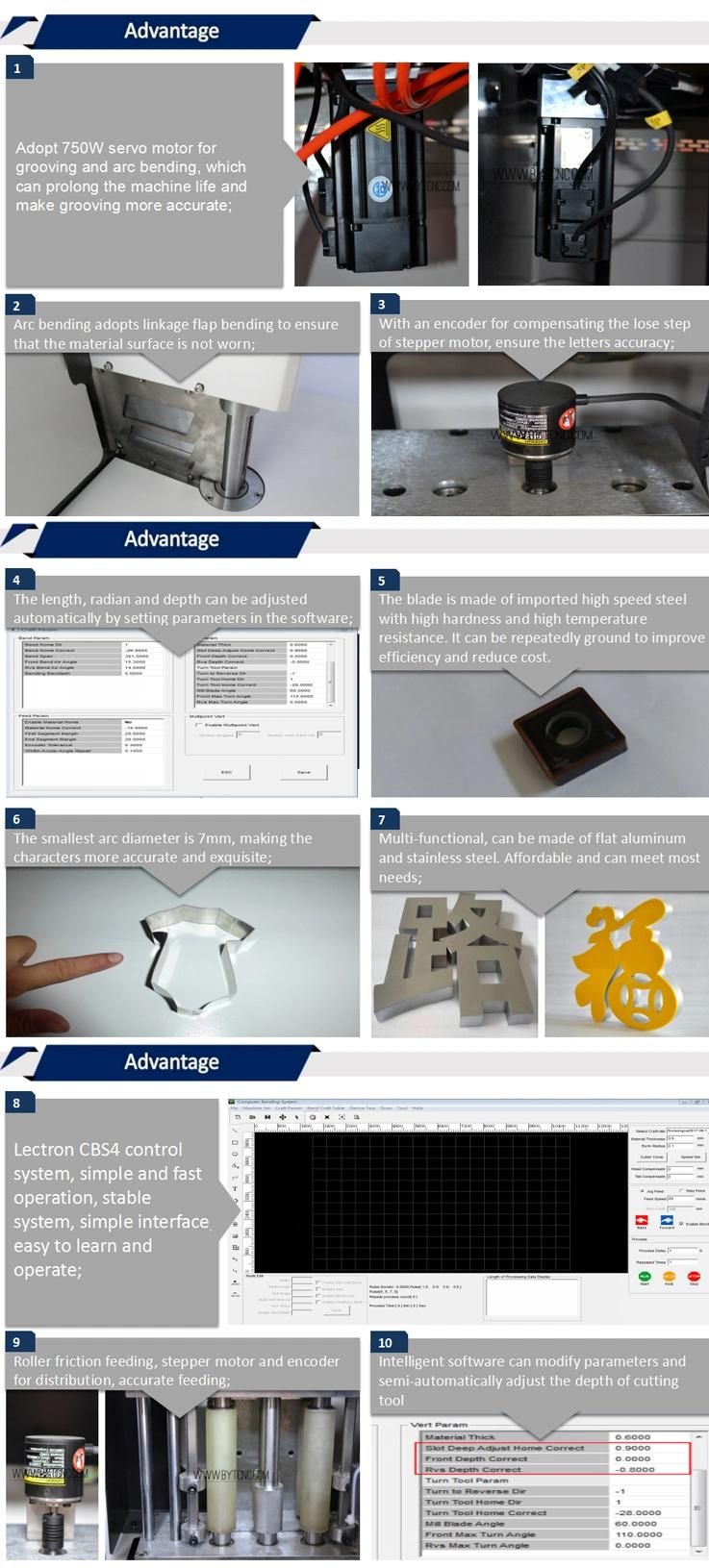 Stainless Steel Letter Bending Machine for Signage Making for Advertising Business