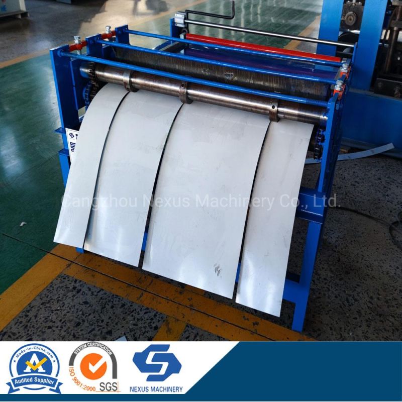 PPGI Coil Mini Electric Slitting Machine Baby Motorized Slitter for Steel Plate