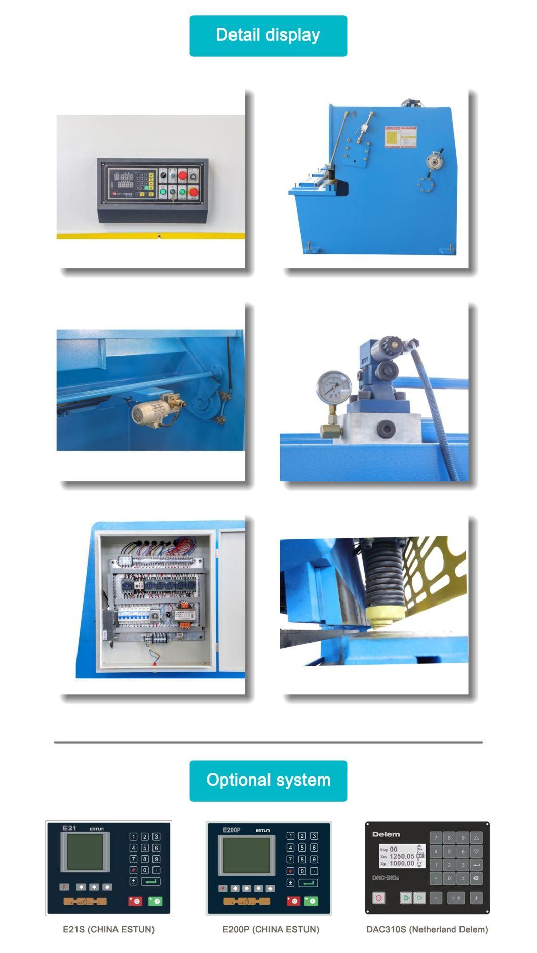 Hydraulic Plate Metal Sheet Cutting Shear Machinery