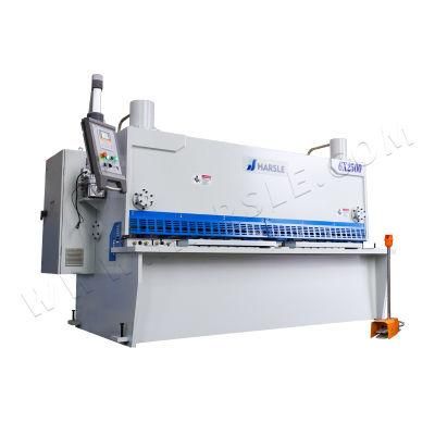 Hydraulic Mild Steel Plate Guillotine CNC NC Shearing Machine QC11K-6X2500 with P40