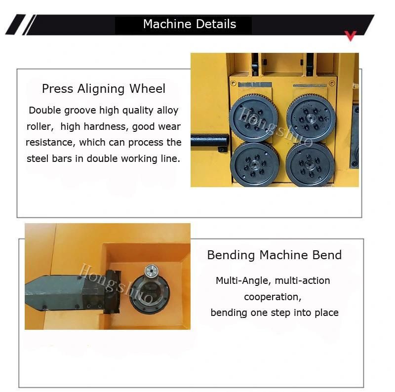 Factory Direct Price High-Power Motor 4~14mm Automatic CNC Reabr Bending Machine