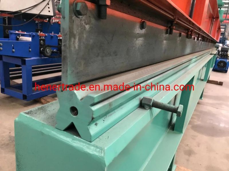 4m/6m Hydraulic Steel Sheet Bender Roofing Steel Plate Bending China Machine