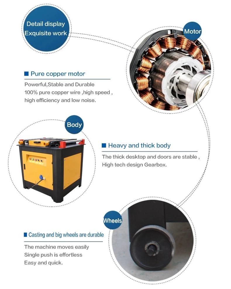 Wrought Bar Bender Automatic Bending Machine Metal Rod Bar Bender