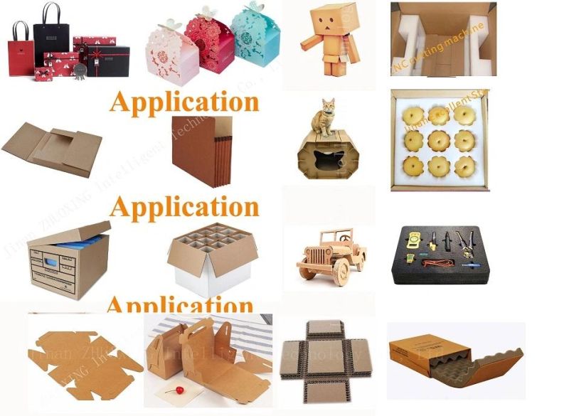Automatic Packaging Box Corrugated Paper Cardboard Foam Oscillating Knife Cutting Machine
