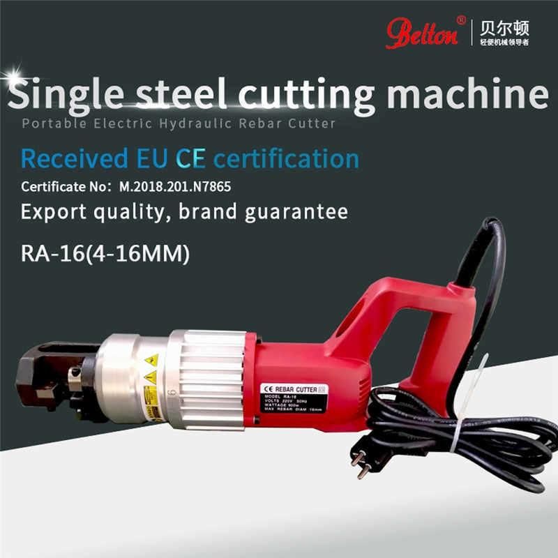 Ra-16 Hydraulic Iron Bar Cutter Rebar Cutting Machine for Construction