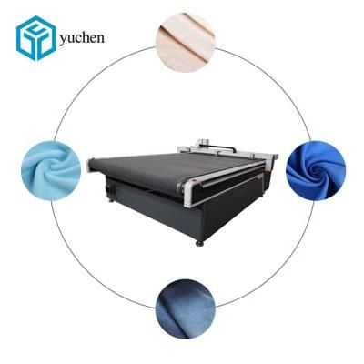 China Yuchen Customizable Fabric PU Leather Cutting Machine with Automatic