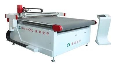 The Automotive Interior Car Cover Seat Cutting Machine with Oscillating Knife for Leather Car Mat Cutter