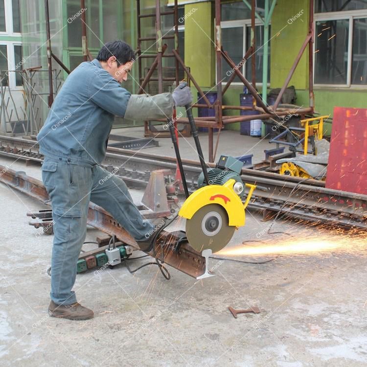Railway Use Steel Rail Cutting Machine Portable Rail Cutter Saw