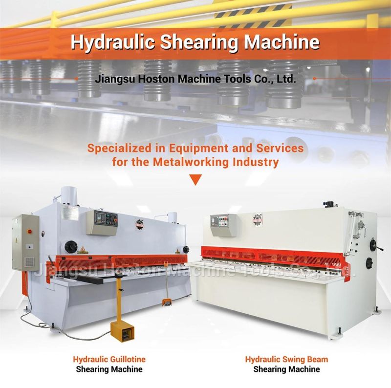 New CE E21s Sheet Metal Plate Shear Veneer Shearing Machine for Cutting 4mm Aluminum