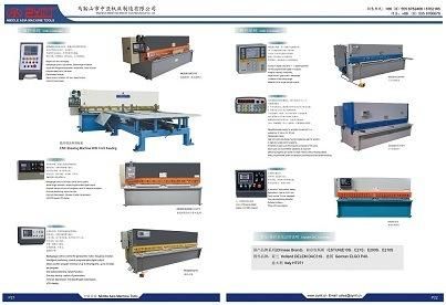 Nc CNC Machine/CNC Cutting Machine/Hydraulic Cutting Machine/CNC Cutter/Metal Cutting Machine