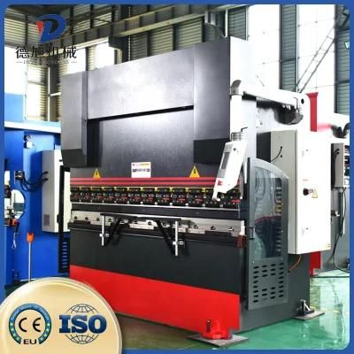 Hydraulic Metal Plate Bender Automatic / Auto CNC Bending Sheet / Steel Press Brake Machine