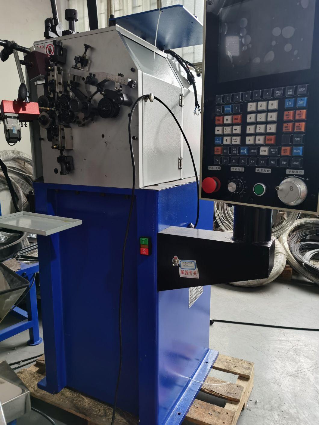 Hyd-208 Wire Former 0.15-0.8mm Auto Pressure Spring Coiling Machine