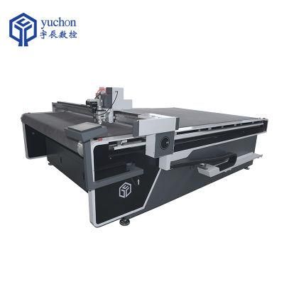 Yuchen CNC Cutting Machine for Leather Mat Printed Carpet Door Mat